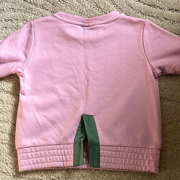 Girls Nike Air Crewneck Sweatshirt w/ slit sz 3T - Picture 2 of 5